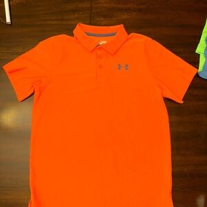 Under Armour Kids' Vibrant Orange Polo Shirt